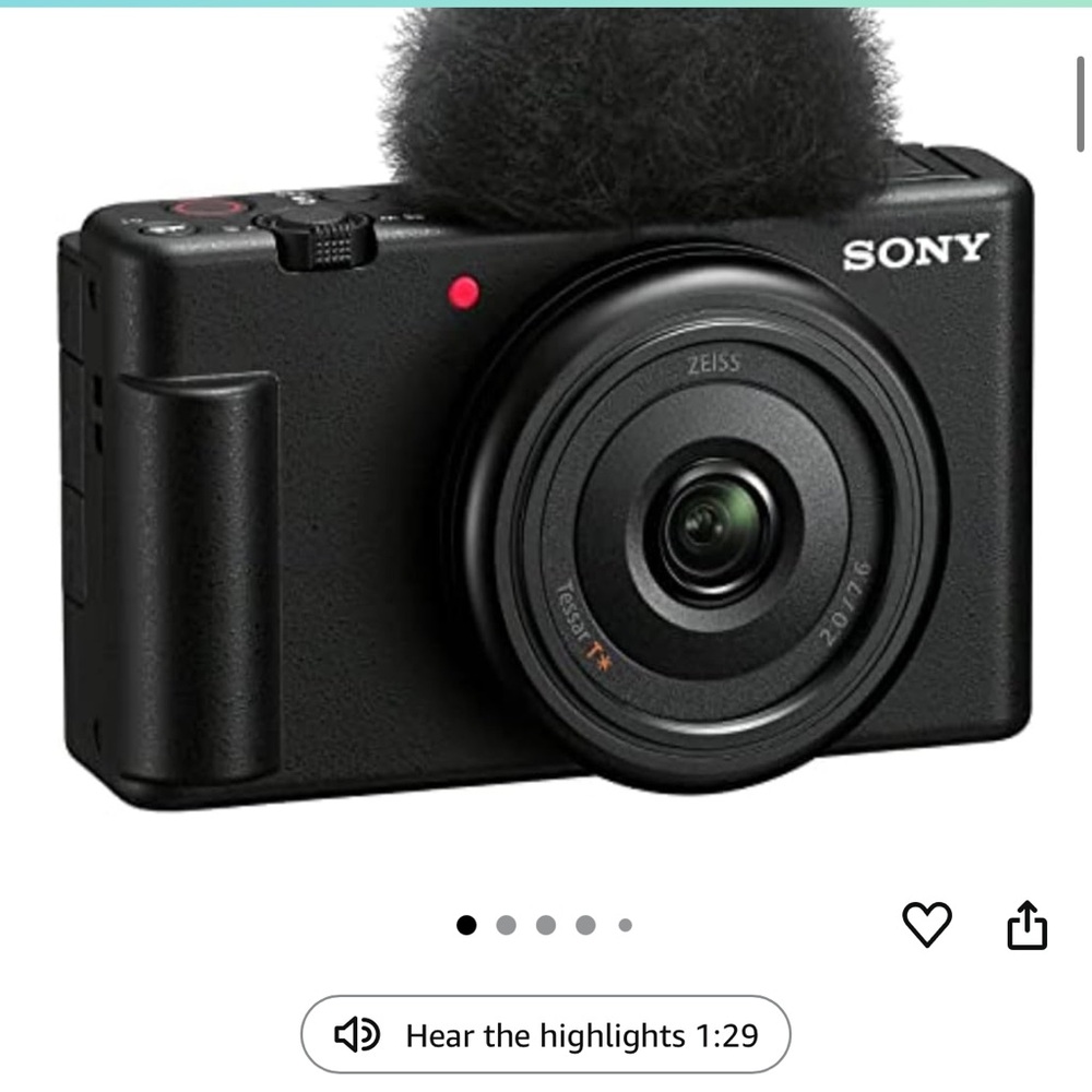 Sony ZV-1F Vlog Camera